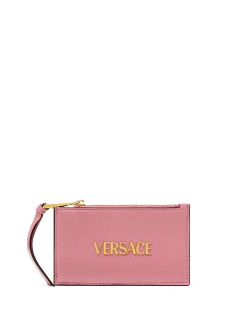 Versace Tag zip-up card holder - Pink - zdjęcie produktu nr 1