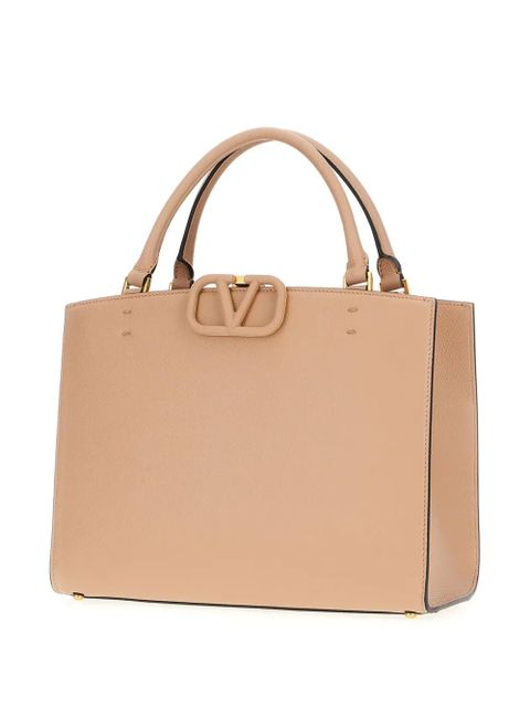 Valentino Garavani VLogo-plaque tote bag - Pink