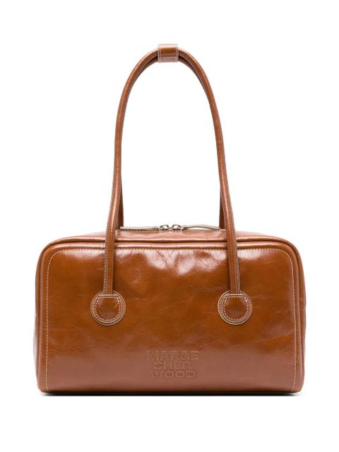 Marge Sherwood leather top-handle tote bag - Brown - zdjęcie produktu nr 1