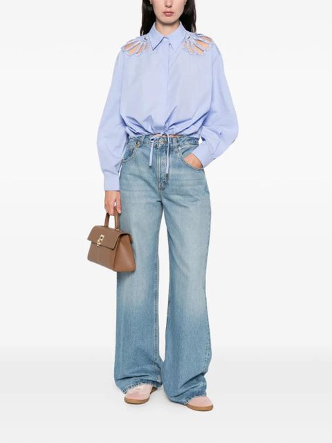 SANDRO embellished shirt - Blue - zdjęcie produktu nr 2