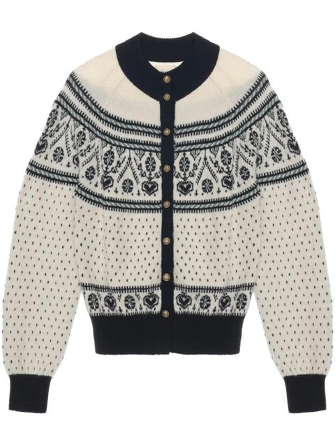 KHAITE Guy cardigan - White - zdjęcie produktu nr 1