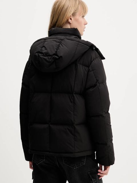 Tommy Jeans kurtka puchowa kolor czarny zimowa DW0DW21623