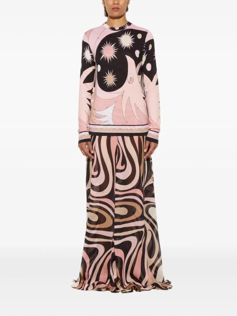 PUCCI Marmo-print maxi skirt - Black - zdjęcie produktu nr 2