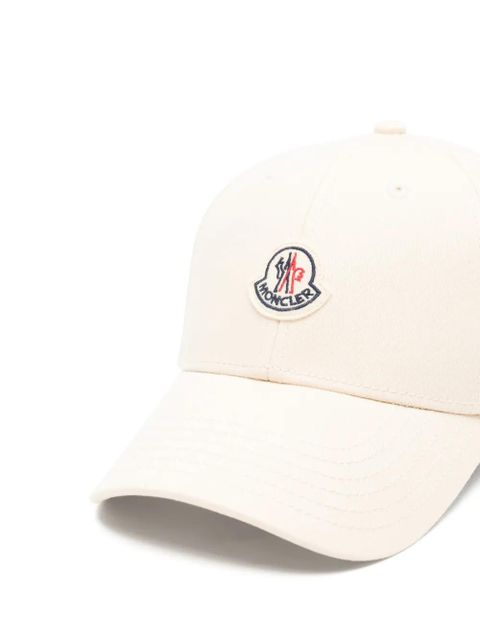 Moncler logo-patch baseball cap - Neutrals - zdjęcie produktu nr 2