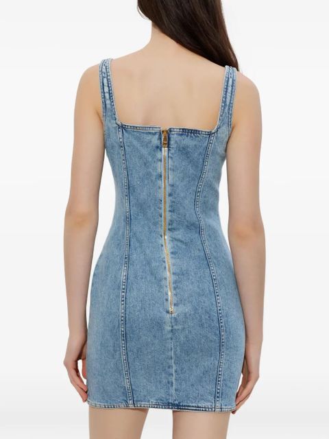 Balmain button front denim dress - Blue - zdjęcie produktu nr 2
