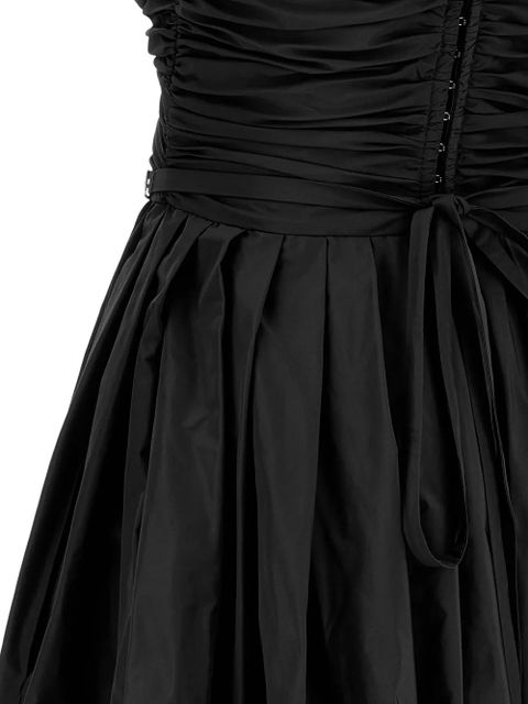 PINKO off-the-shoulder sweetheart asymmetric dress - Black