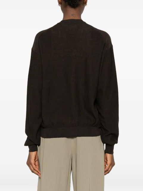 LEMAIRE buttoned cardigan - Brown
