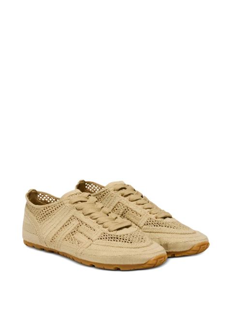 Balmain Racer 45 macramé sneakers - Neutrals - zdjęcie produktu nr 2
