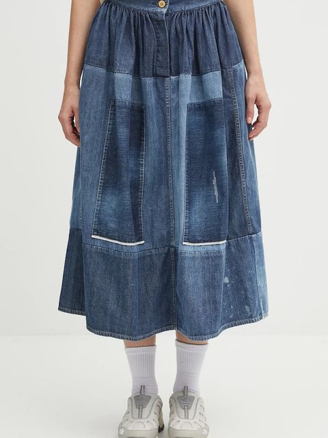 Visvim spódnica jeansowa ss elevation skirt p.w. - zdjęcie produktu nr 1