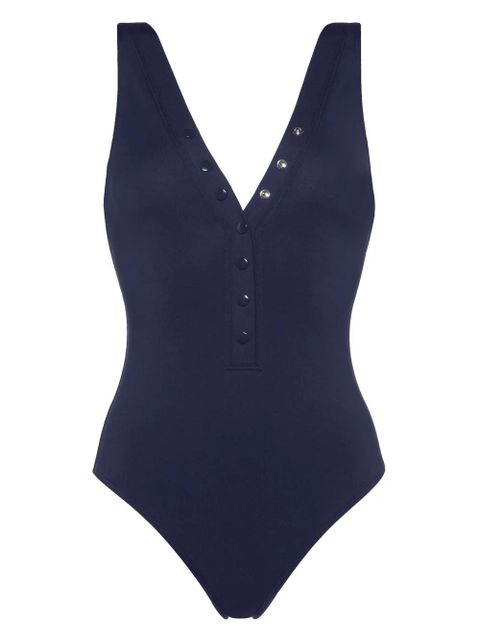 ERES Icône V-neck swimsuit - Blue - zdjęcie produktu nr 1