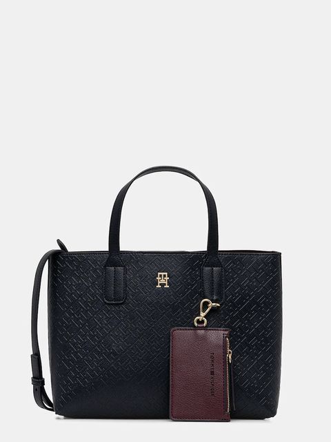 Tommy Hilfiger torebka kolor granatowy AW0AW18234 - zdjęcie produktu nr 1