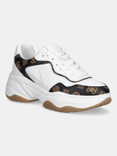 Guess sneakersy HAPYY3 damskie kolor biały FLTHPY FAL12 - zdjęcie produktu nr 1