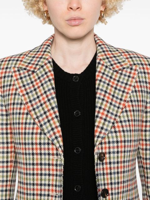 Chloé checked tailored blazer - Neutrals