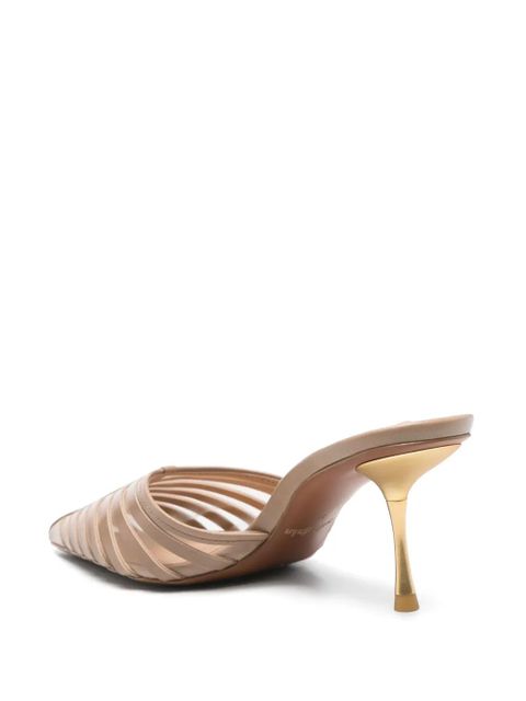 Cult Gaia 80mm Viera mules - Brown