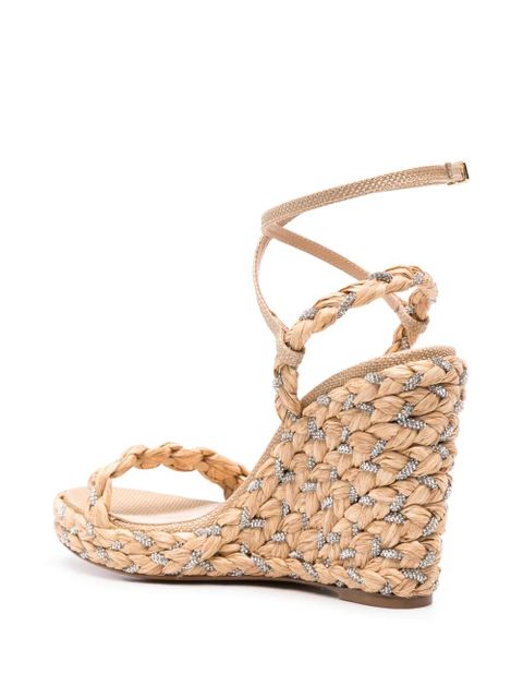 Aquazzura Costiera 120mm wedge espadrilles - Neutrals
