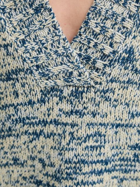 MUNTHE kamizelka wełniana LARAZZA damski kolor niebieski 253160325371