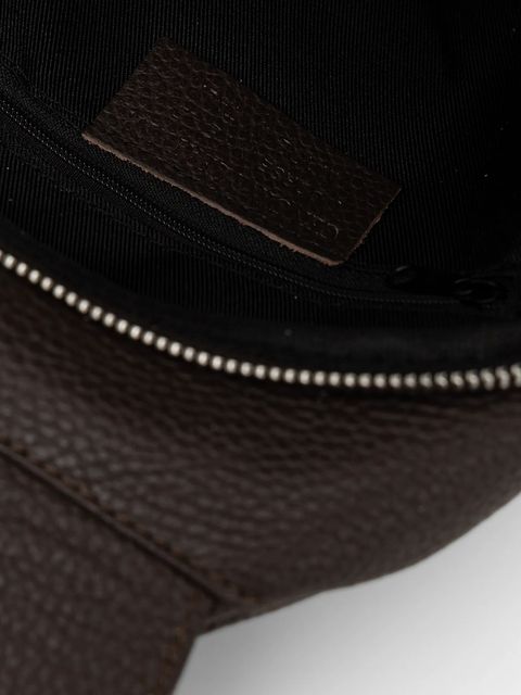 Answear.LAB plecak skórzany damski kolor brązowy mały gładki