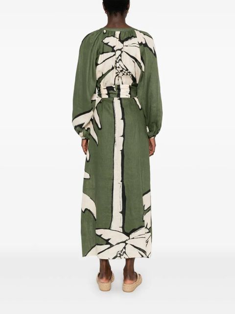 Johanna Ortiz Weaving Weve dress - Green