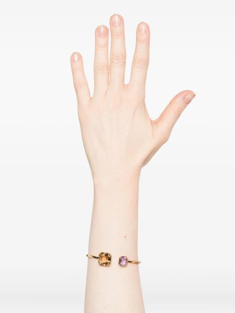 Swarovski octagon-cut gemstone bracelet - Gold - zdjęcie produktu nr 2