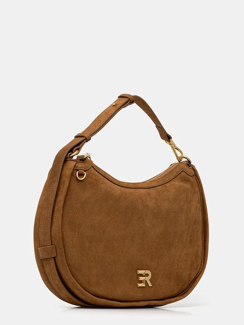 ERMANNO Firenze torebka skórzana kolor brązowy 12402066 - zdjęcie produktu nr 2