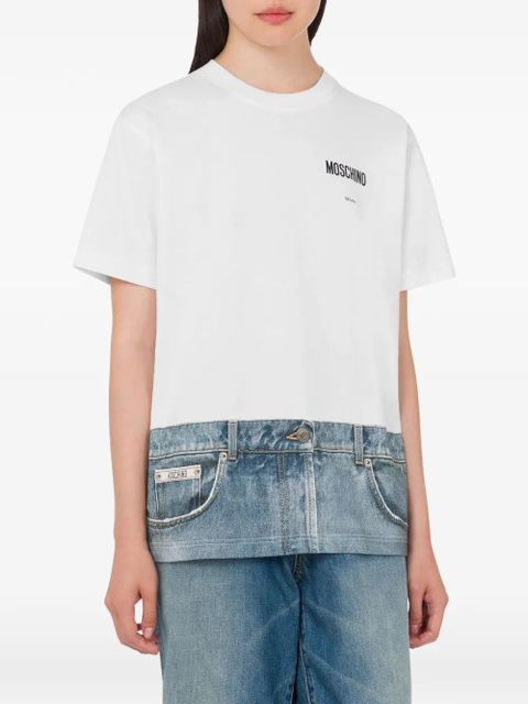 Moschino logo-print T-shirt - White