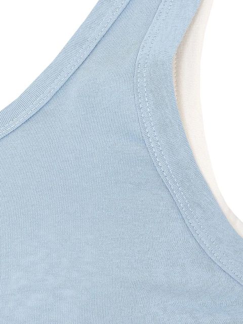 Eleh crewneck sleeveless top - Blue