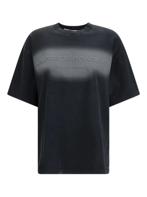 Alexander Wang Reflective Halo Print Logo T-shirt - Black - zdjęcie produktu nr 1