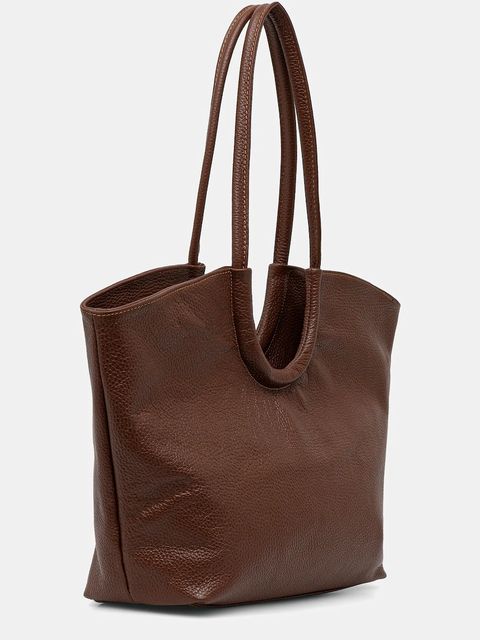 Answear.LAB torebka skórzana kolor brązowy - zdjęcie produktu nr 2