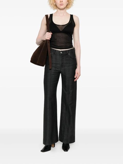 OUR LEGACY scoop-neck tank top - Black