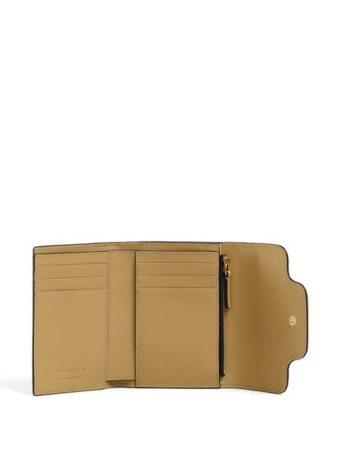 Marni Trunkaroo trifold leather wallet - Neutrals - zdjęcie produktu nr 2