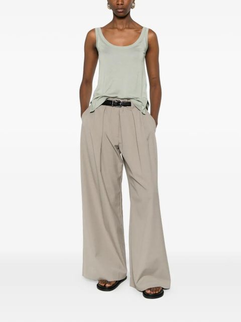 Max Mara scoop-neck tank top - Green - zdjęcie produktu nr 2