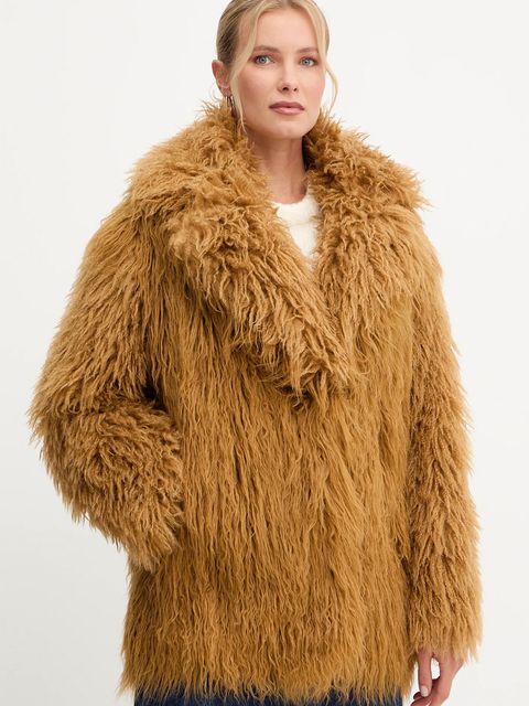 Patrizia Pepe płaszcz kolor zielony 2O0180 E078