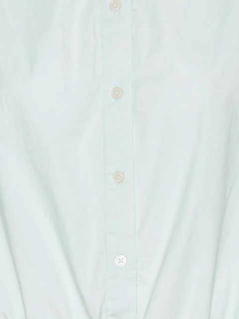 ROTATE BIRGER CHRISTENSEN tie strap long-sleeve blouse - Blue