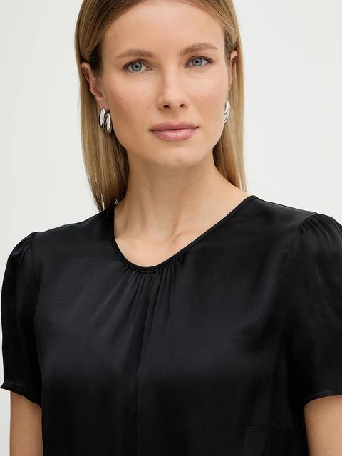 Fracomina bluzka z domieszką jedwabiu