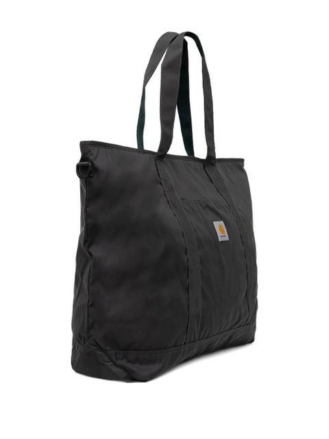 Carhartt WIP large logo-patch tote bag - Black