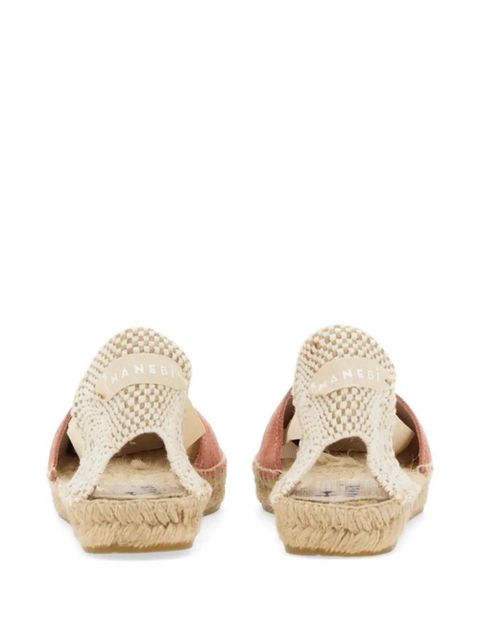 Manebi suede tie-fastening sandals - Brown