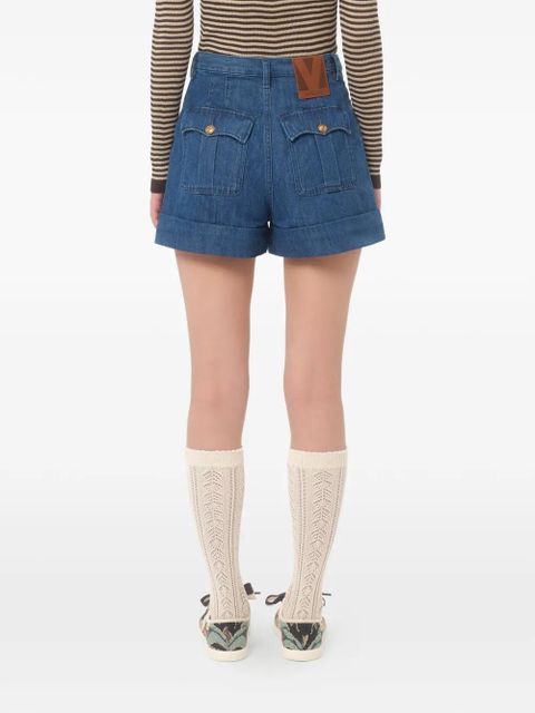Valentino Garavani lightweight denim shorts - Blue