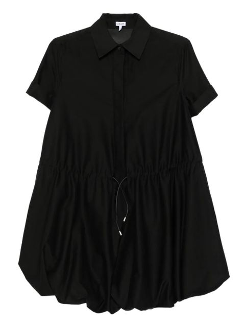 LOEWE drawstring balloon mini dress - Black - zdjęcie produktu nr 1