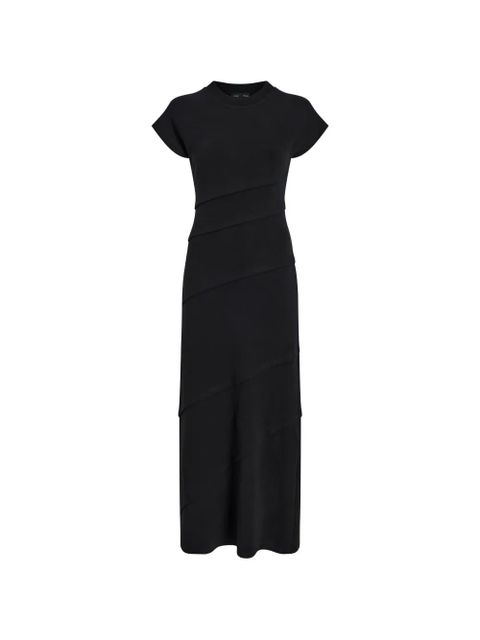 Proenza Schouler Hilma tiered jersey midi dress - Black - zdjęcie produktu nr 1