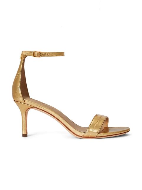 Lauren Ralph Lauren sandały skórzane Allie Mid - zdjęcie produktu nr 2