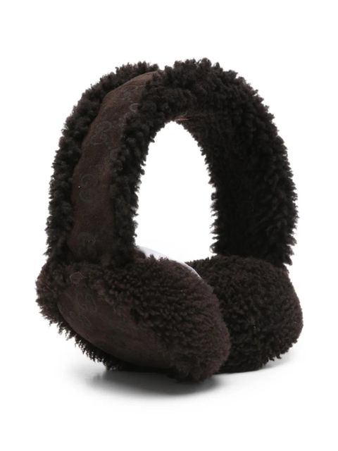 Gucci logo-print earmuffs - Brown - zdjęcie produktu nr 1