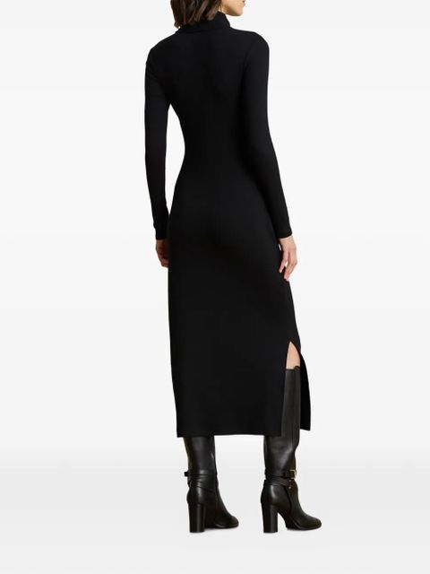 Lauren Ralph Lauren tie-waist midi dress - Black