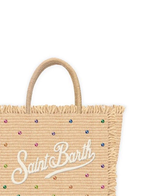 MC2 Saint Barth Colette fringed embellished tote bag - Neutrals - zdjęcie produktu nr 2