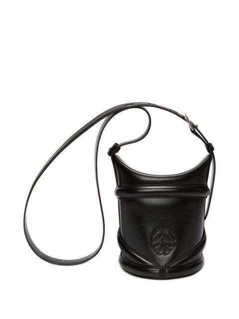 Alexander McQueen The Curve bucket bag - Black