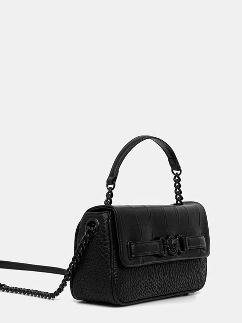 Kurt Geiger London torebka skórzana kolor czarny 5049400019 - zdjęcie produktu nr 2