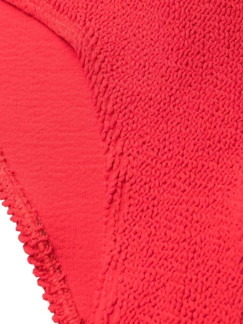 Bond-eye Bond seersucker bikini bottoms - Red