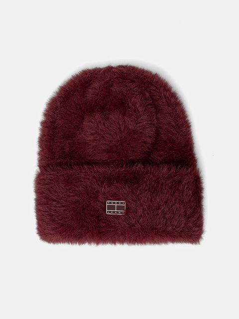 Tommy Jeans czapka kolor bordowy AW0AW17900 - zdjęcie produktu nr 1