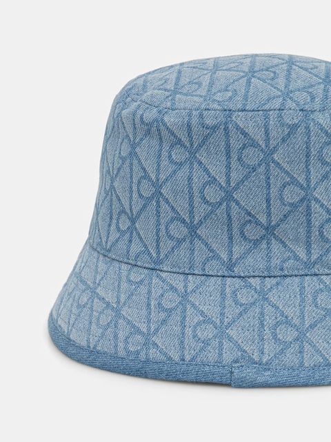 Calvin Klein kapelusz jeansowy kolor niebieski LV04F5043G - zdjęcie produktu nr 2