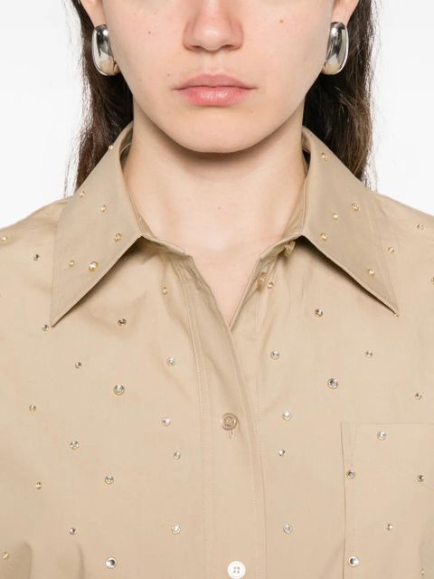 SANDRO short-sleeve shirt - Neutrals