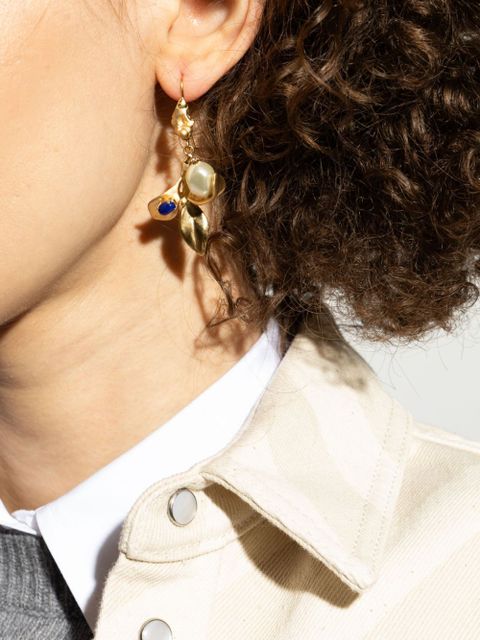 Marni Flower Delirium earrings - Gold